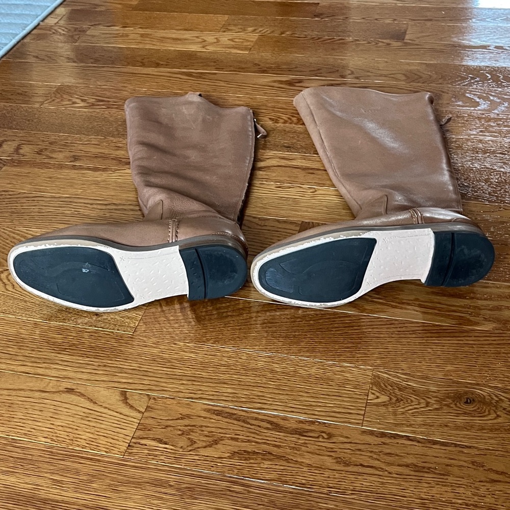 Franco Sarto Over the Knee Tan Boots - Picture 2 of 5